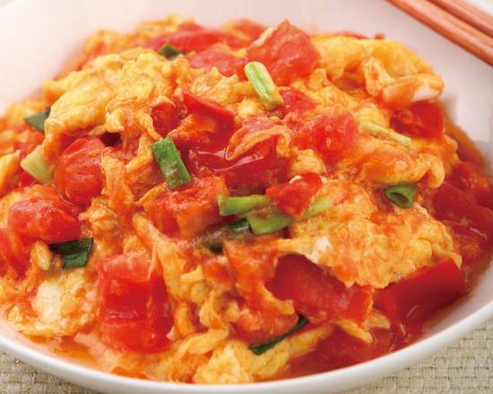 Scrambled Eggs and Tomatoes on Rice/Noodle|番茄炒蛋盖浇饭/面